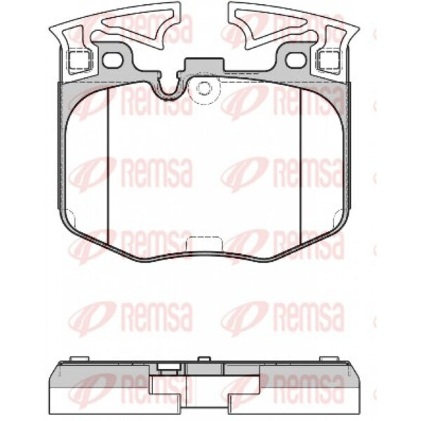 REMSA FRONT BRAKE PAD SET  طقم تيل امامي