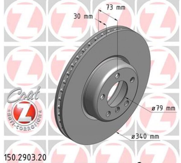 MKF Front Brake Disk Set  طقم طنابير امامي