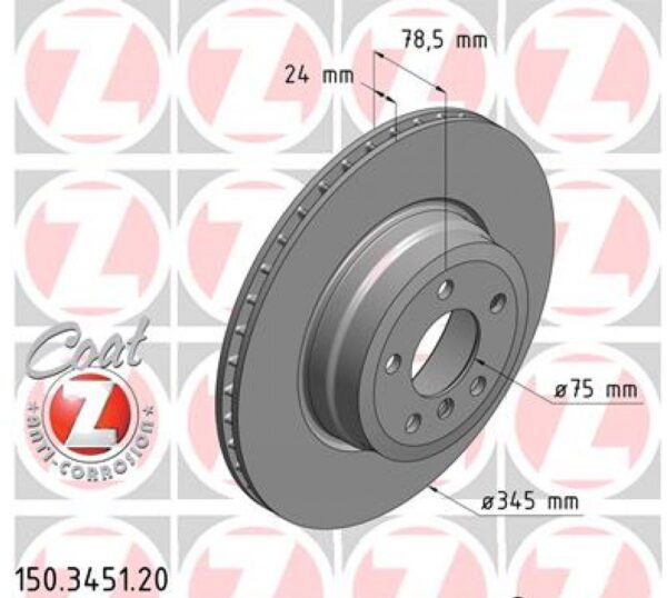MKF Rear Brake Disk Set  طقم طنابير خلفي